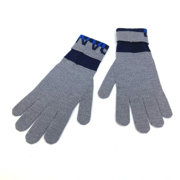 LOUIS VUITTON M71247 Gon-LV Horizon gloves wool gray/blue - Picture 5 of 9